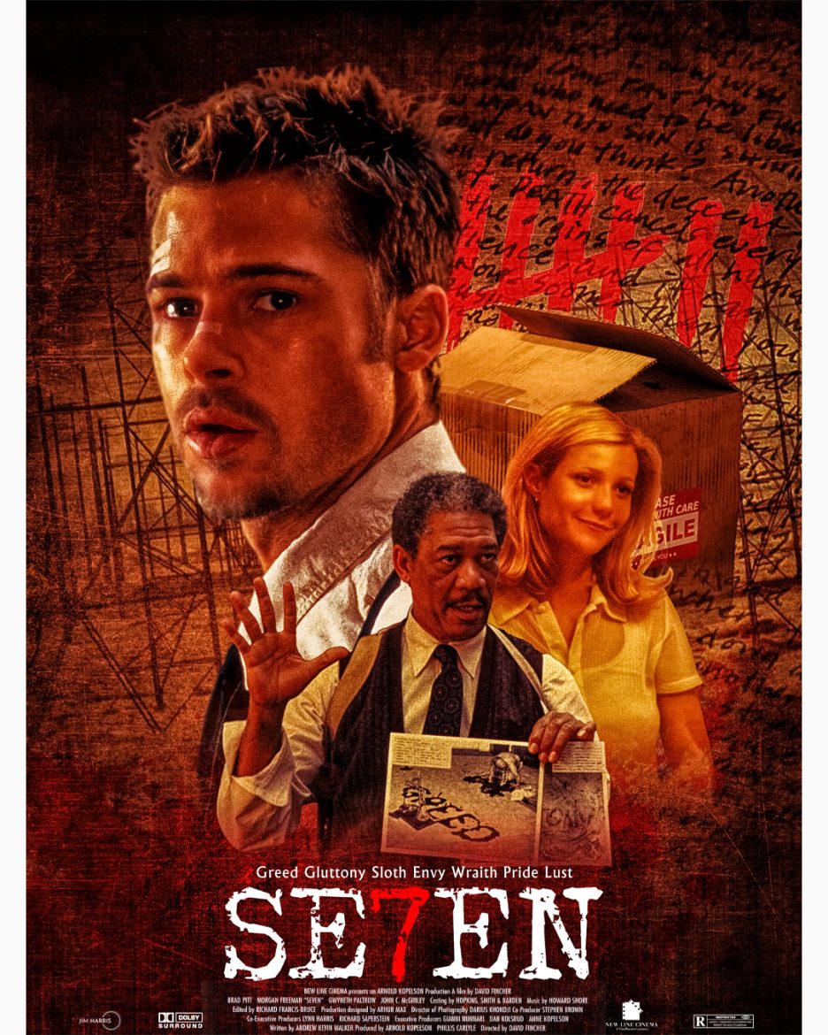 Se7en (1995) Locandina Film