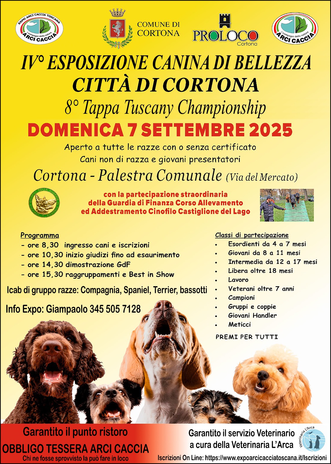 IV Esposizione Canina "Città di Cortona"
